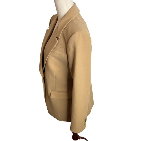 J.Crew $258 Madelyn Blazer Four Season Stretch Hthr Saddle Size 6 CC289 - Picture 5 of 12